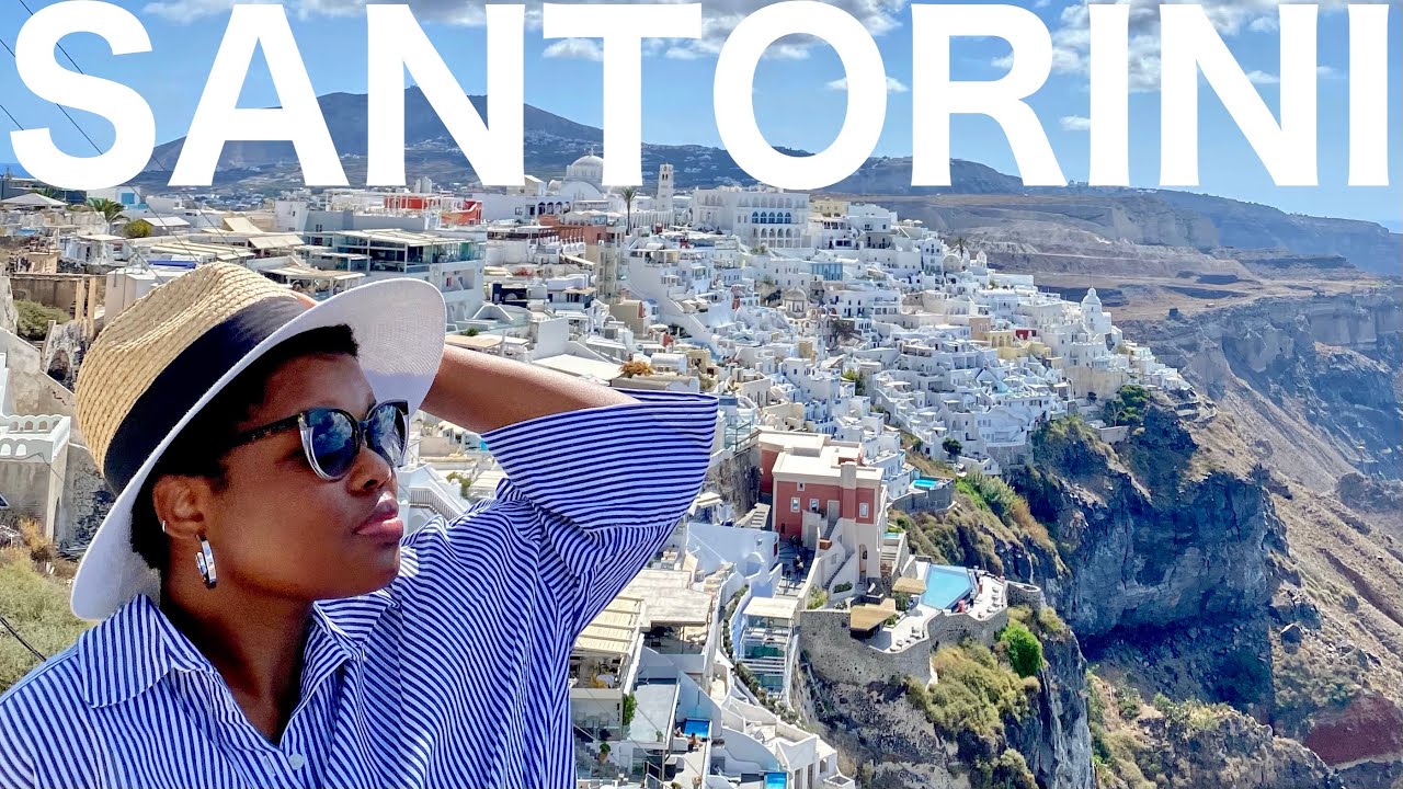 SANTORINI TRAVEL VLOG: Exploring OIA + FIRA | Greek Island Travel | Dear Anjes