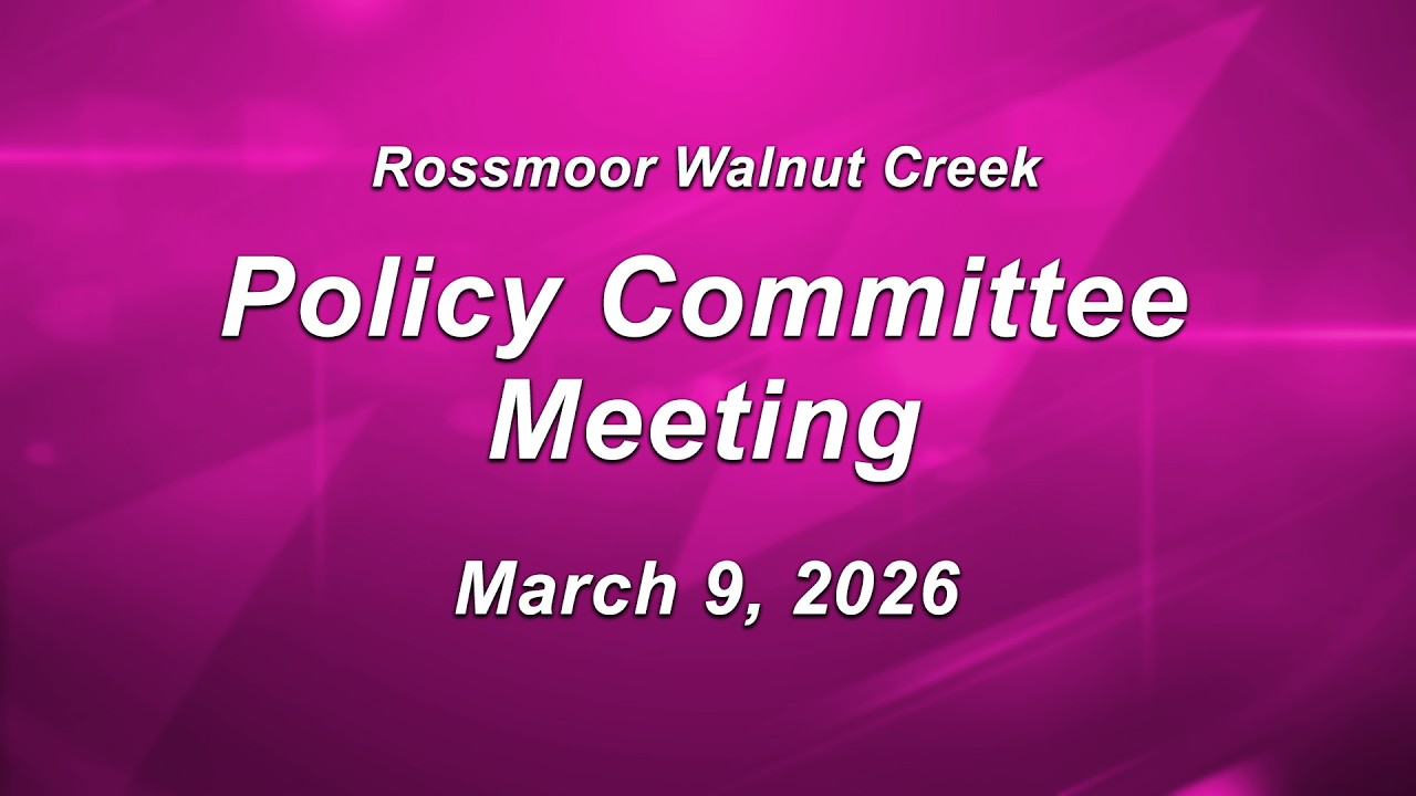 RWC Policy Committee Meeting on March 9, 2026