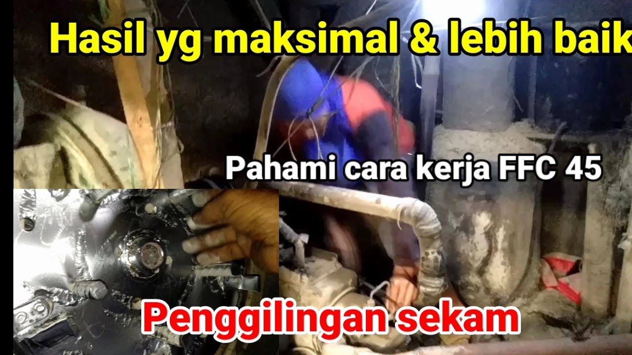 Cara kerja FFC 45 penggilingan sekam / Ananda diesel