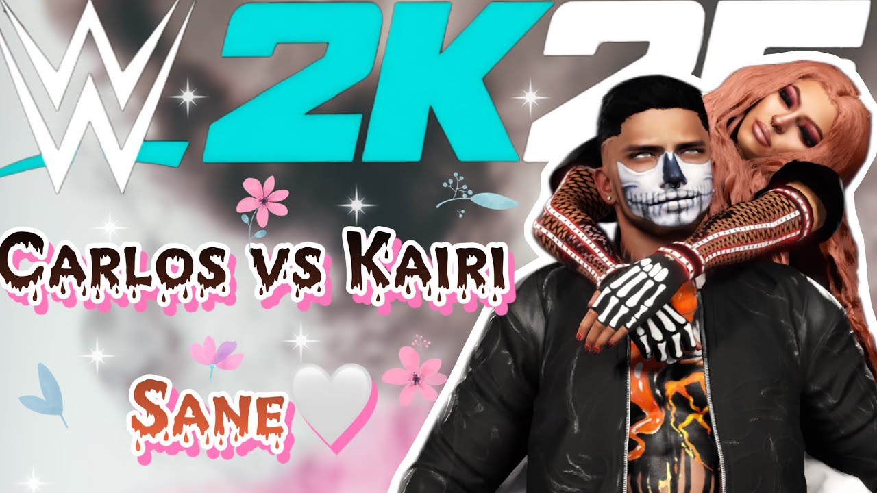 👻💕|WWE2k25|Carlos vs Kairi Sane|💕👻