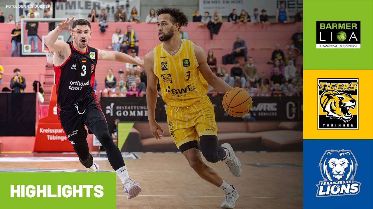 ProA: Tigers Tübingen vs. PS Karlsruhe LIONS | Highlights