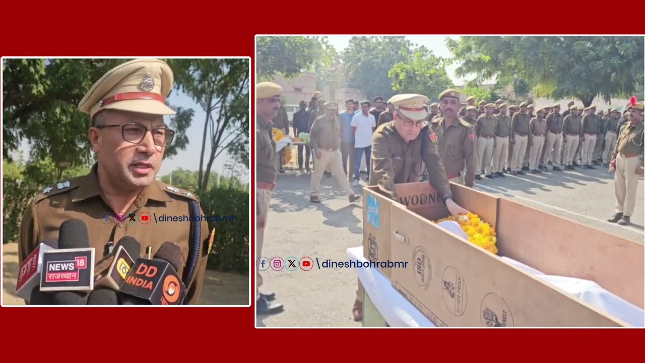 डेंगू से पीड़ित था पुलिस का जवान मोहनलाल पंवार, एसपी बोले ; बुखार के बाद भी कार्रवाई को दिया अंजाम