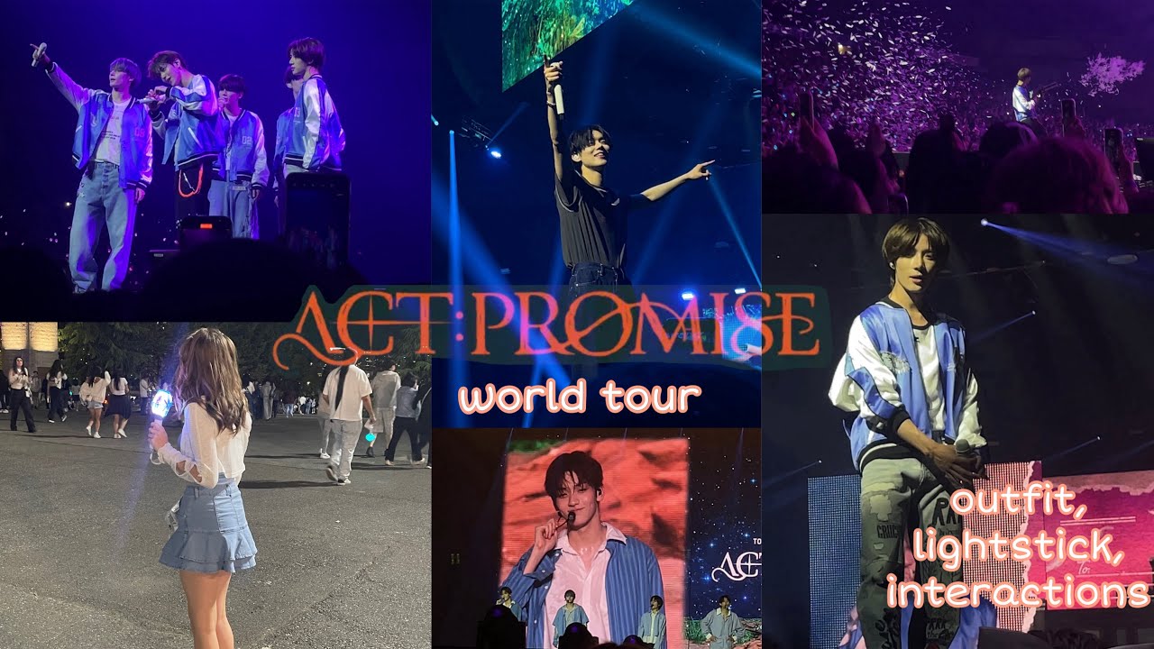 txt act: promise concert vlog 🎀⭐️ || pit seats (almost barricade), lightstick, outfit, interactions