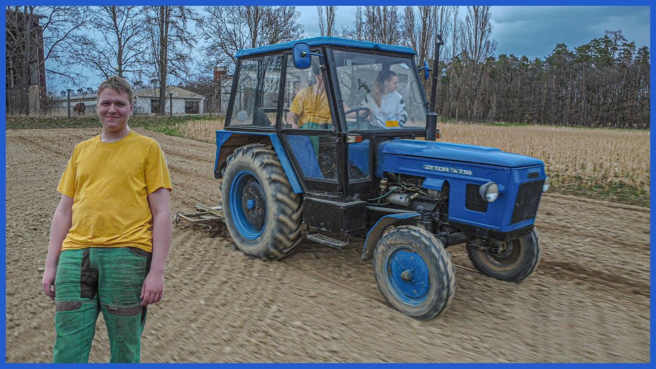 Setí ječmene na Hané - ručně po staru (2023)🌱 Zetor 4011 👨‍🌾 Hospodář - Olbramice