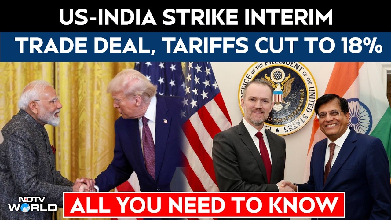 US-India Strikes Interim Trade Deal: Trump Lifts 25% Tariff On India Over Russian Oil Imports