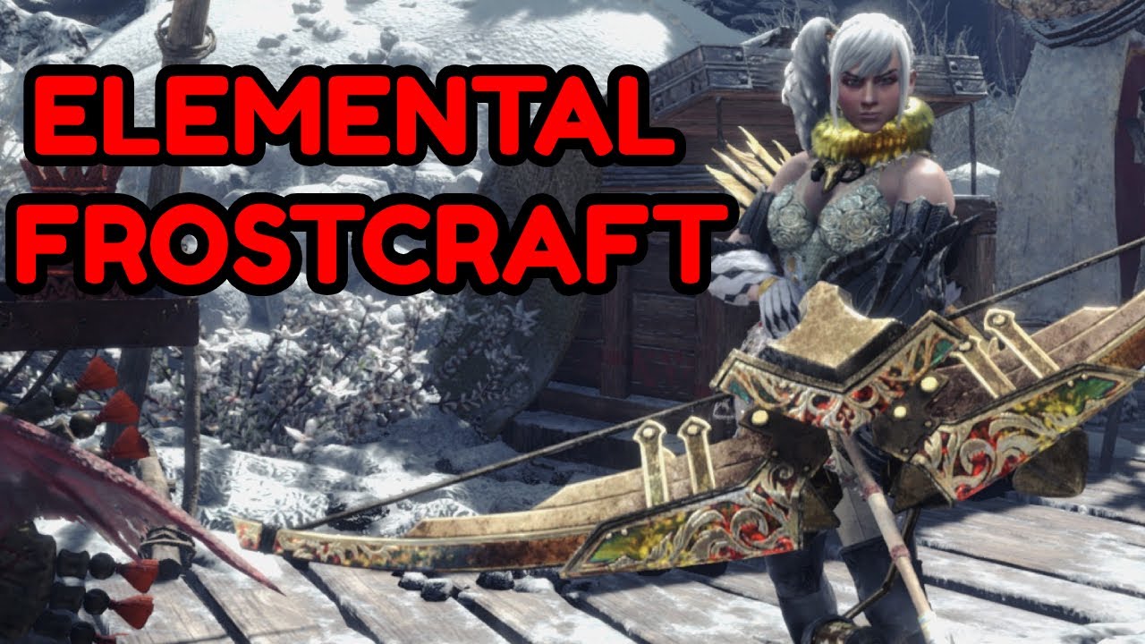 Element Frostcraft Bow In Monster Hunter Iceborne