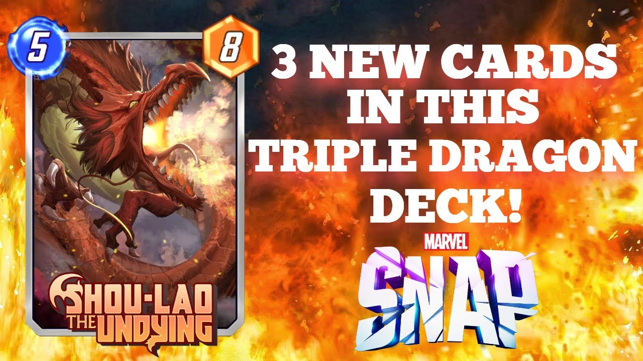 3 new cards in this TRIPLE DRAGON deck! - MARVEL SNAP