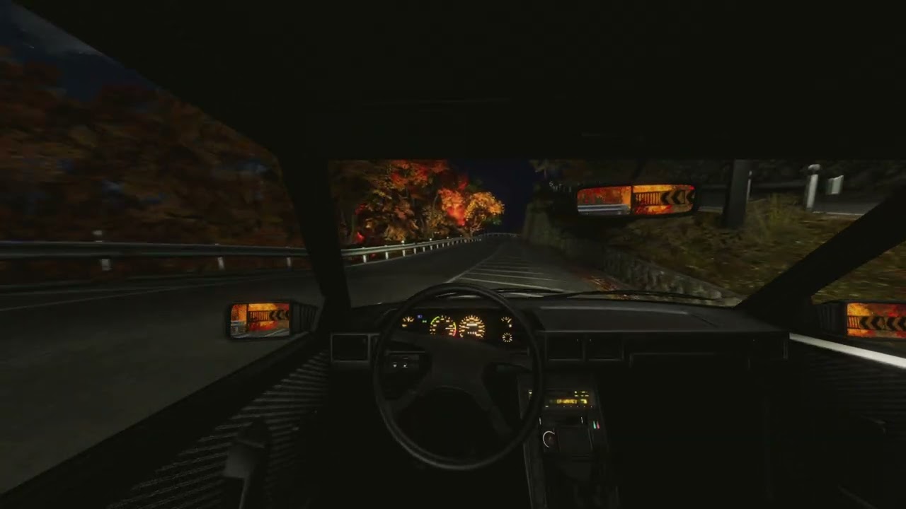 racing a polonez down irohazaka