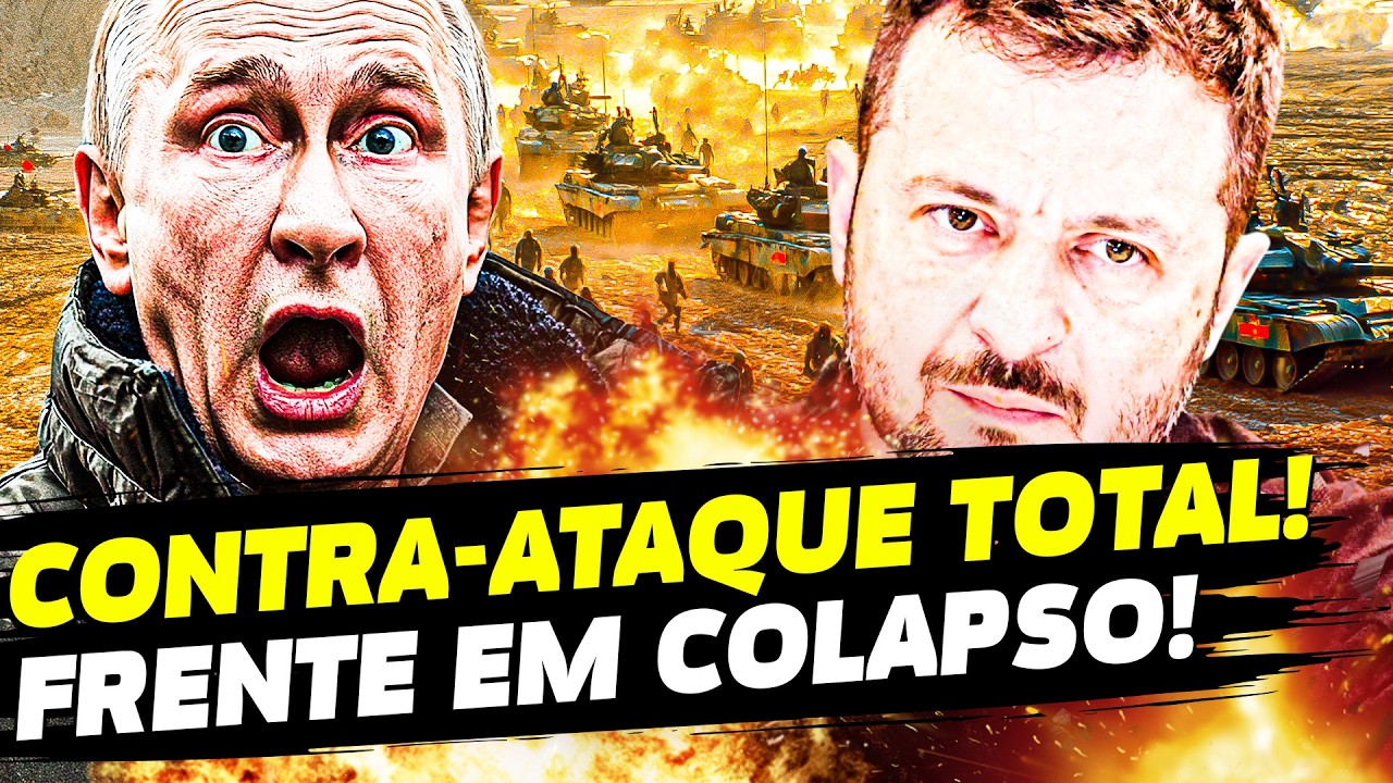 💣Contra-ataque da Ucrânia EXPLODE frente russa! Defesa entra em COLAPSO! Putin perde controle total!