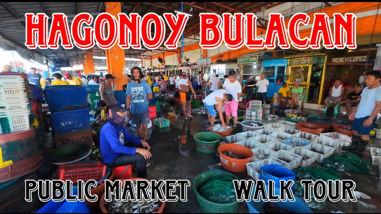 BULTUHANG BENTAHAN NG SEAFOOD SA HAGONOY BULACAN PUBLIC MARKET WALK TOUR
