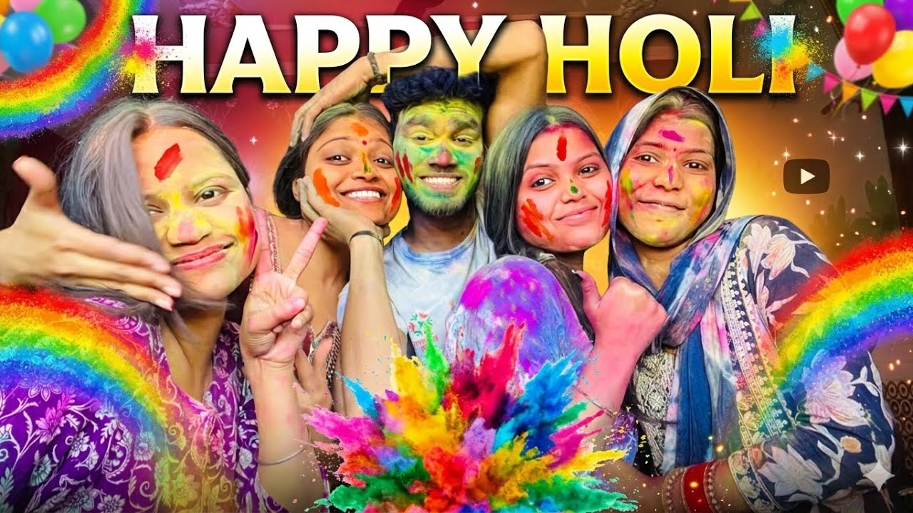 Happy holi guys 🤣🔥 end takk dhkna ￼bhot intrsting vlog haii 🤣😅 