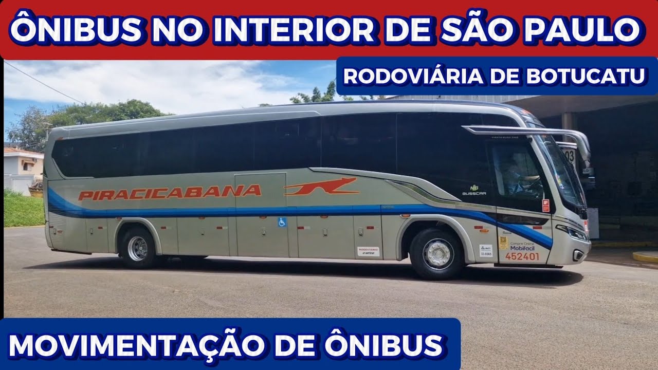 ESTRÉIA NO CANAL ! MOVIMENTO DE ÔNIBUS NA RODOVIÁRIA DE BOTUCATU ( SP )