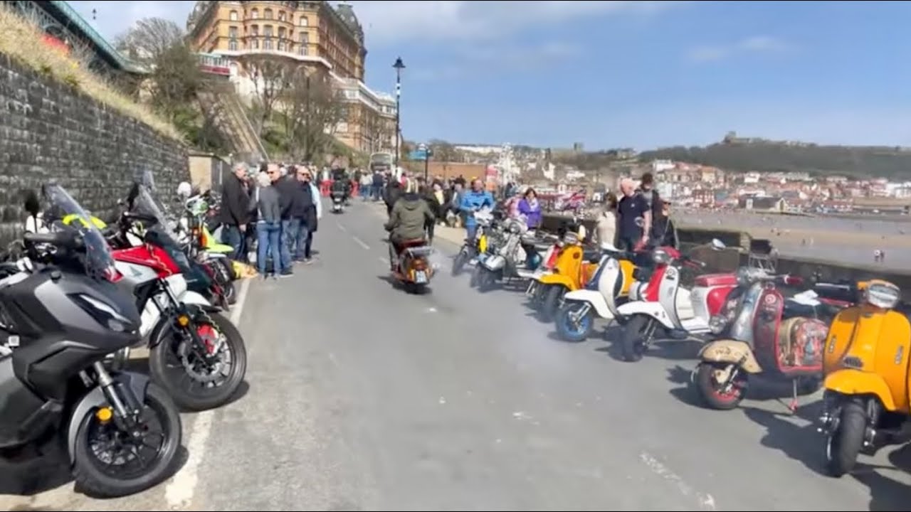 Scarborough Easter National Scooter Rally 2023 .