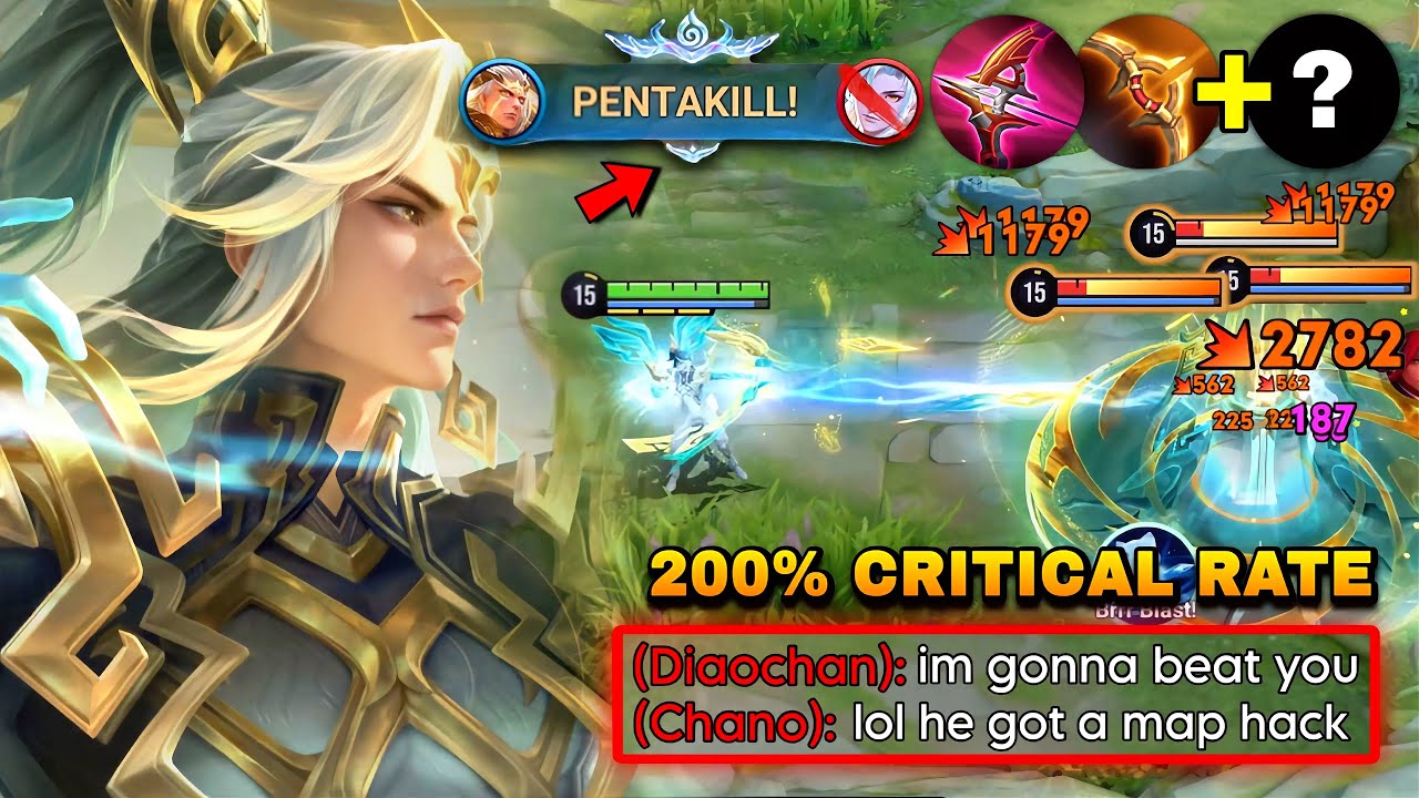 PENTAKILL! 2V8 HOU YI 200% CRITICAL RATE HARD CARRYING FEEDERS IN RANK | TOP 1 HOU YI BUILD & ARCANA