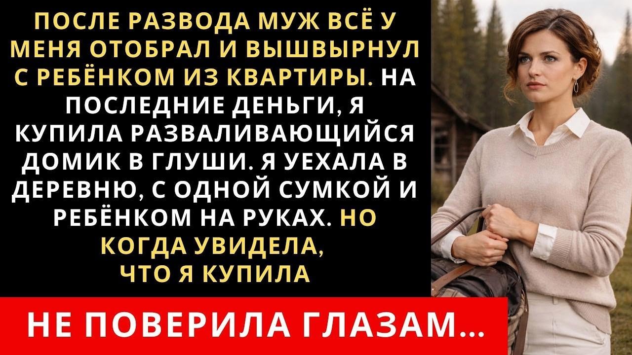 После развода муж всё у меня отобрал и вышвырнул с ребёнком из квартиры  На последние деньги, я