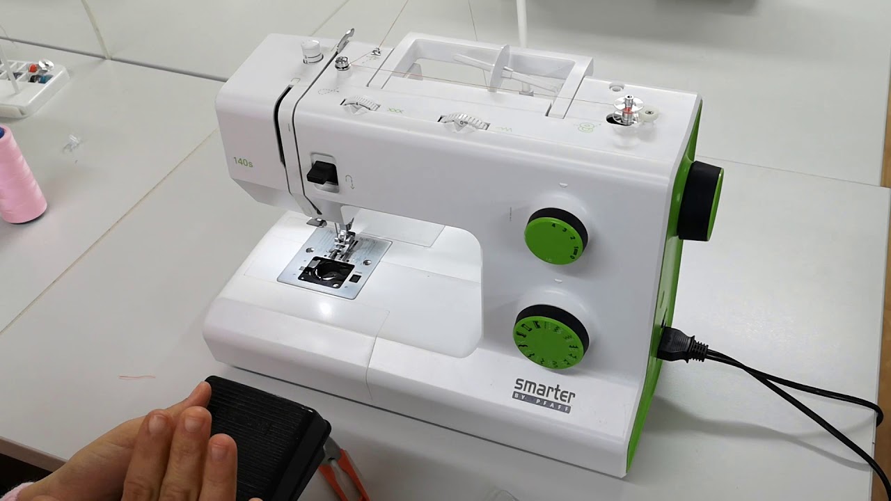Como enfiar Máquina de costura Smarter By Pfaff 140s