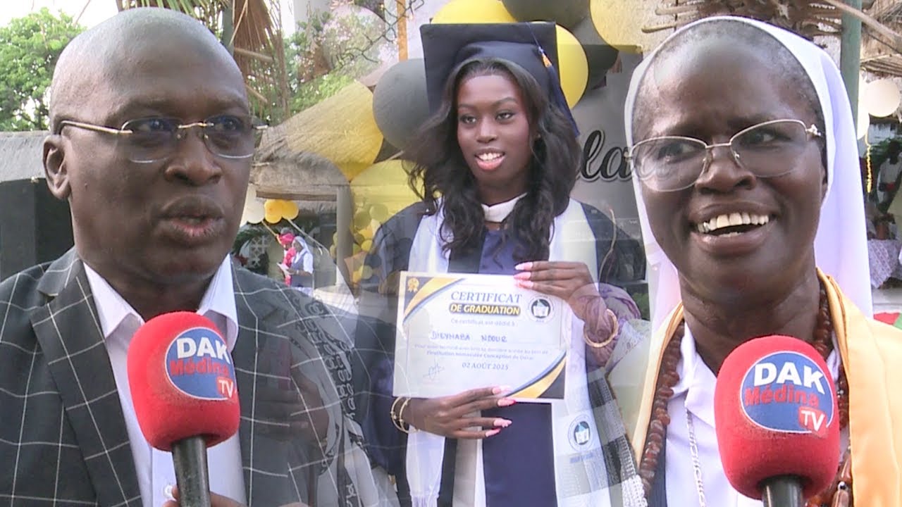 Graduation Ecole Immaculée et Conception: la sœur Gilles fêtée après 20 ans de service 