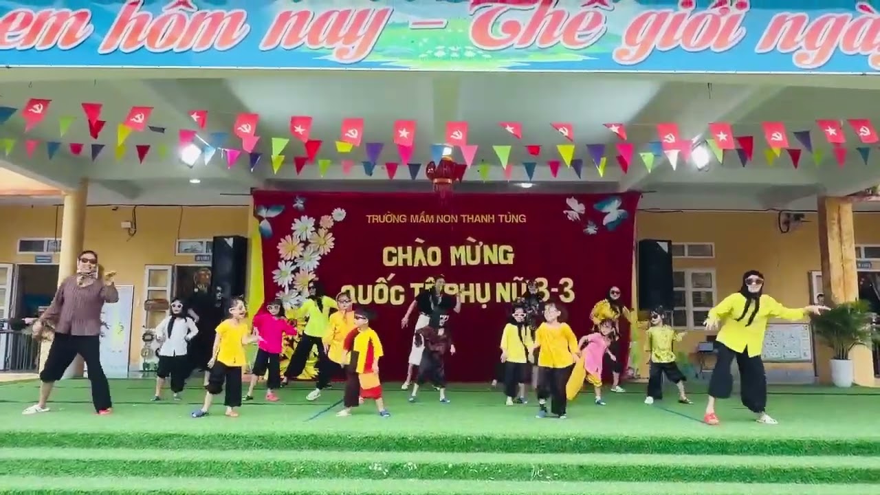 Khối 5 tuổi trường MN Thanh Tùng - Giao lưu Nhảy dân vũ chào mừng 8/3/29/026