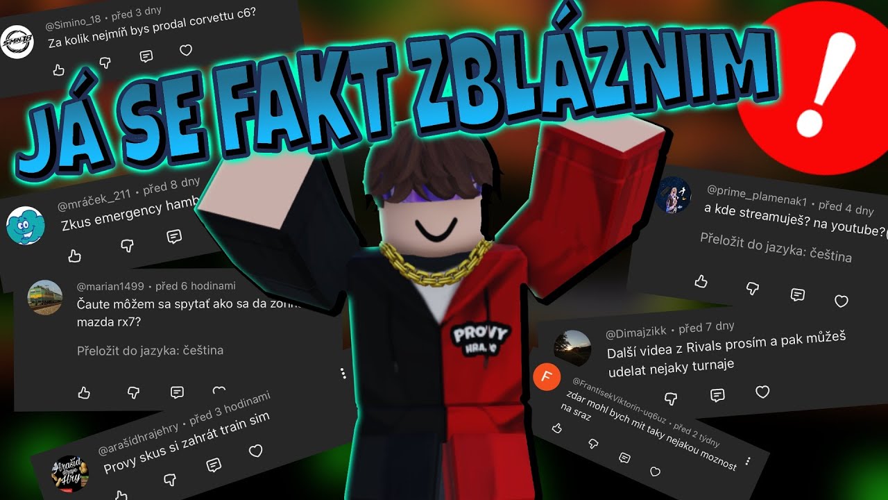 TAKOVÝ KOMENTÁŘE 😱😱