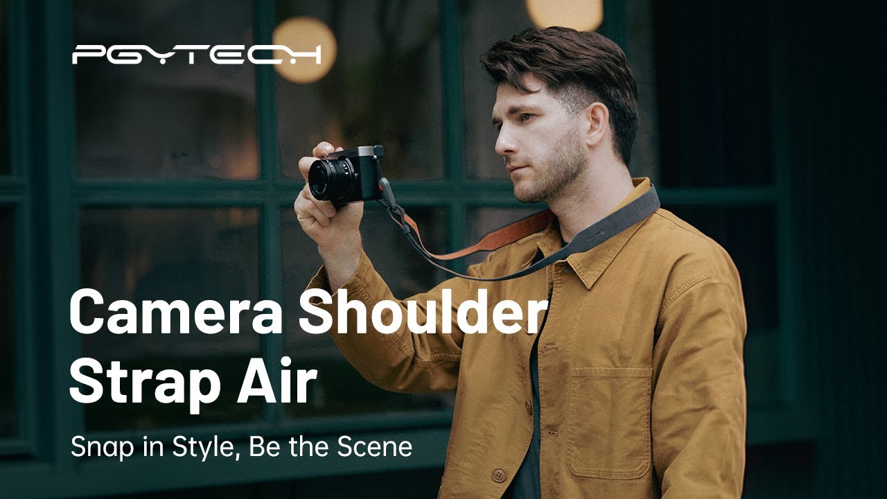 Introducing the PGYTECH Retro Style Camera Shoulder Strap Air | Snap in Style, Be the Scene