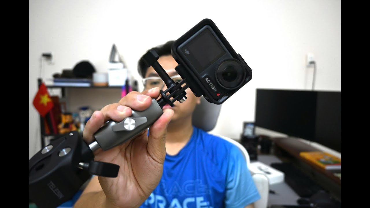 Kẹp càng cua Telesin | Gắn Action Camera dễ nhất!