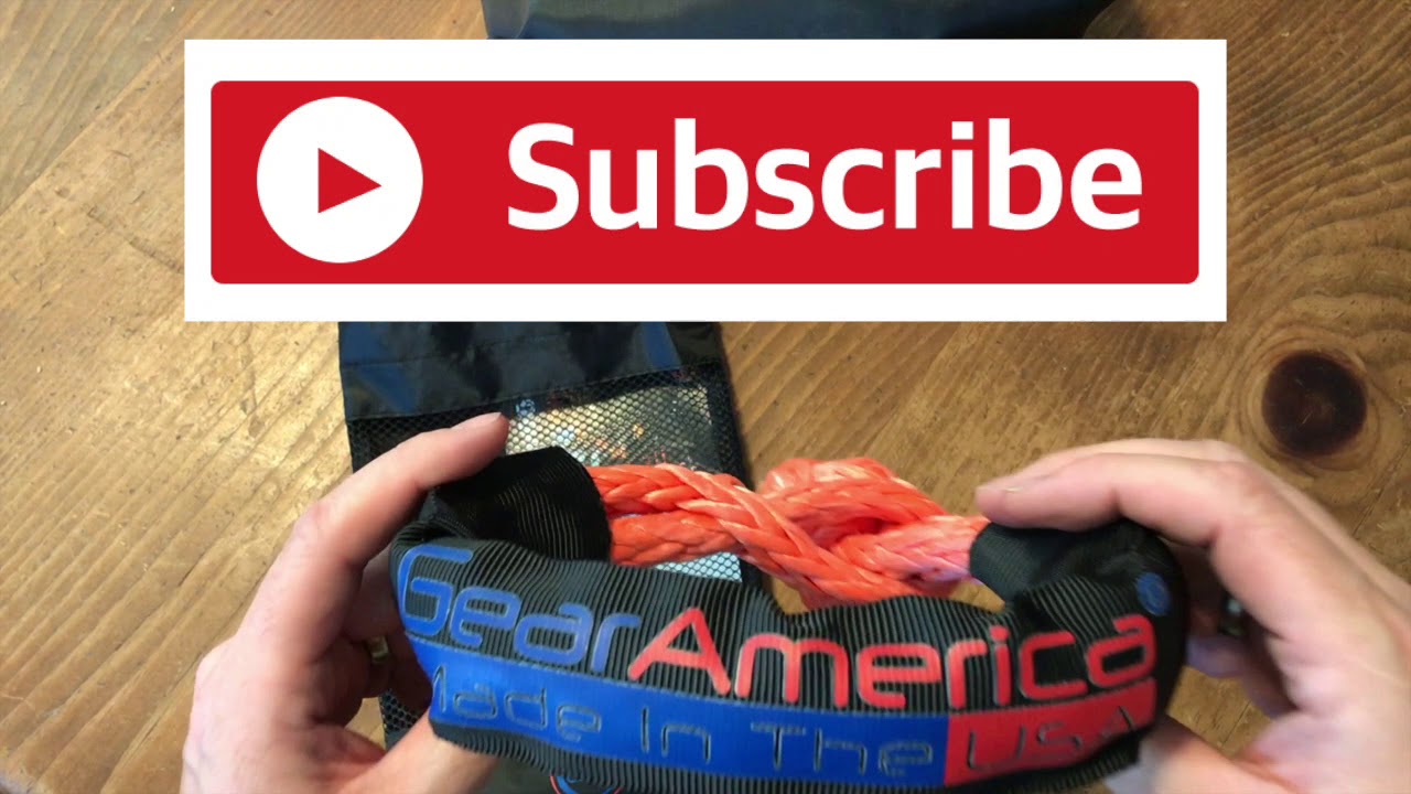 NEW! GearAmerica Kinetic Recovery Rope & Soft Shackle! Unboxing, Made in the USA, Lifetime Warranty