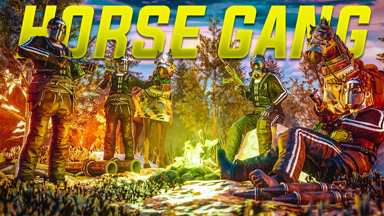 THE BEST GANG OF HORSES ! (double raid défense) Rust
