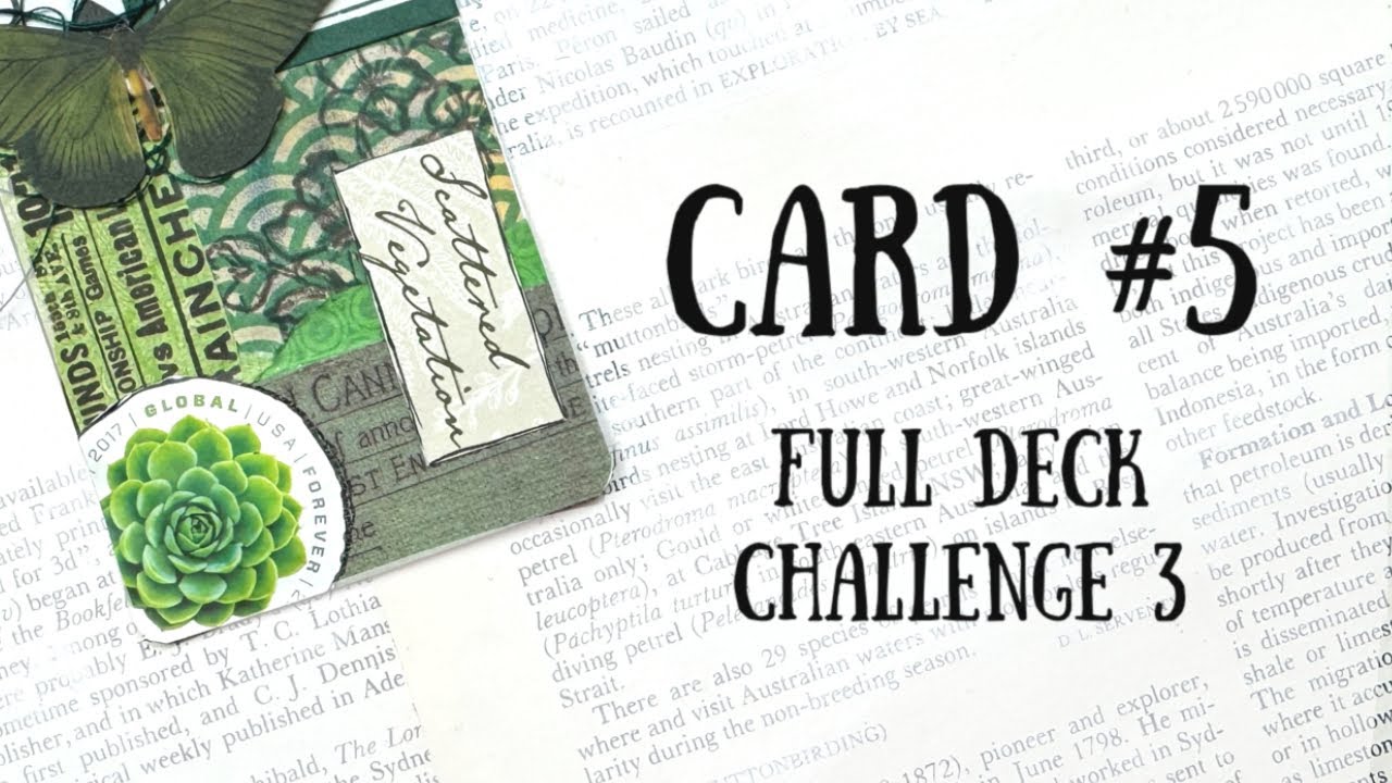 Full Deck Challenge 3 | Card 5 | DARK GREEN
