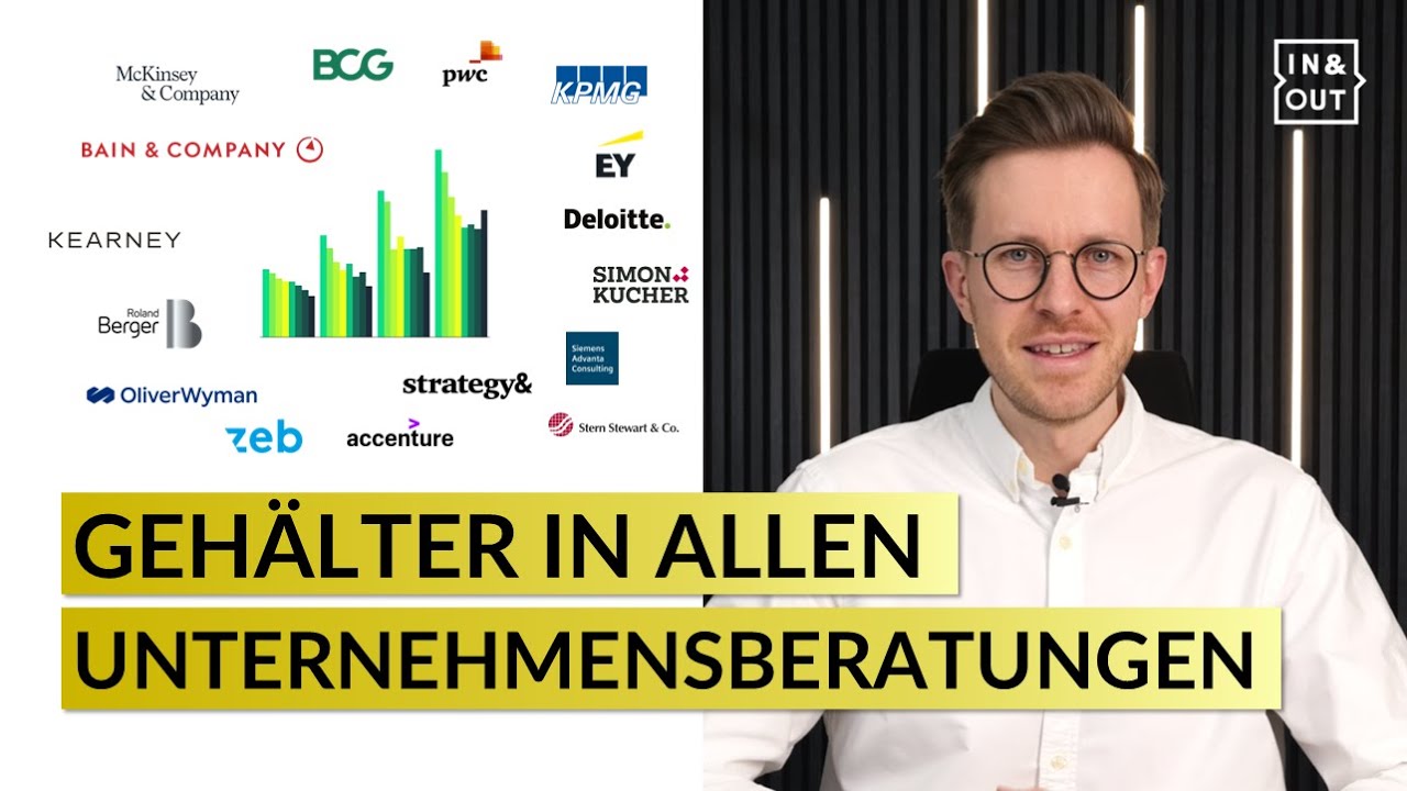 So hoch sind die Gehälter in der Unternehmensberatung wirklich - extrem detaillierte Übersicht