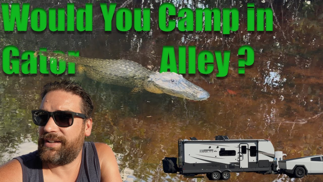 Cybertruck RV Life: Alligators, Mangroves & Marco Island at Collier-Seminole SP!