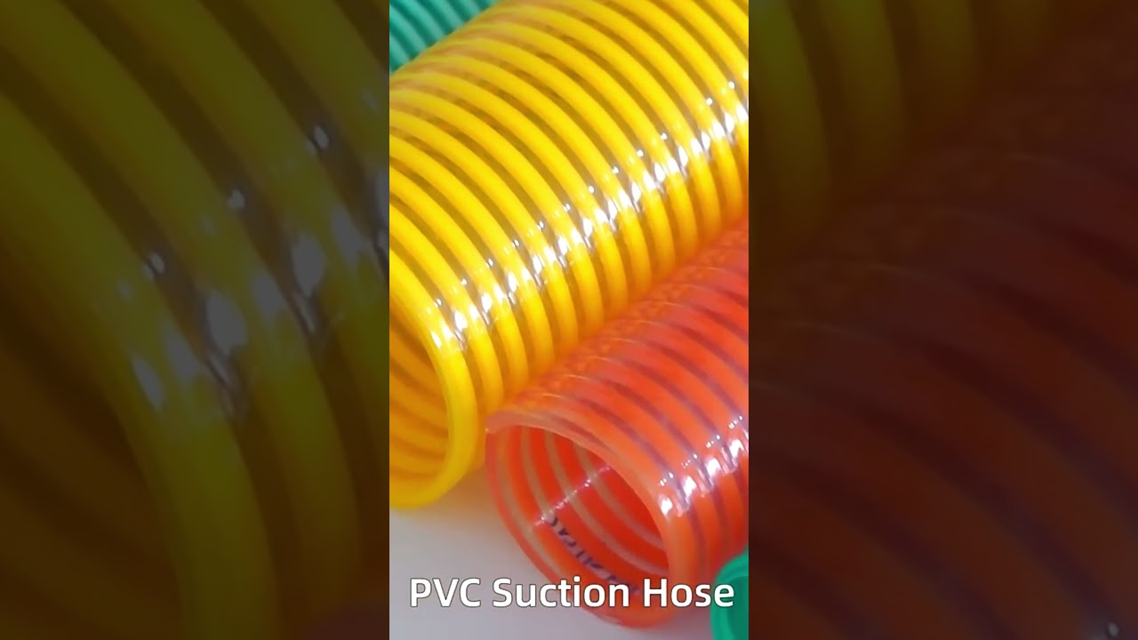 pvc suction hose pipe 2 4 inch #suctionhose #shorts #tiktok #amazing #factory #plant #gardening