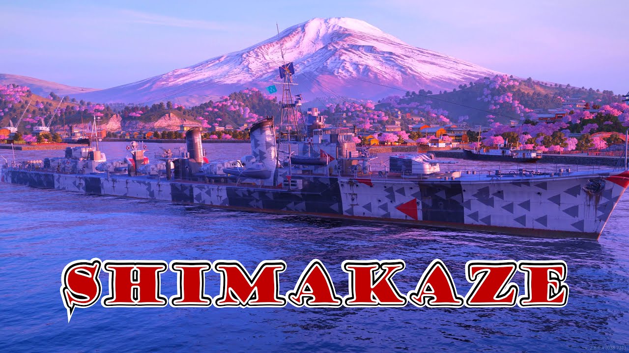 Meet The Shimakaze! Legendary Japanese Destroyer (World of Warships Legends Xbox One X) 4k