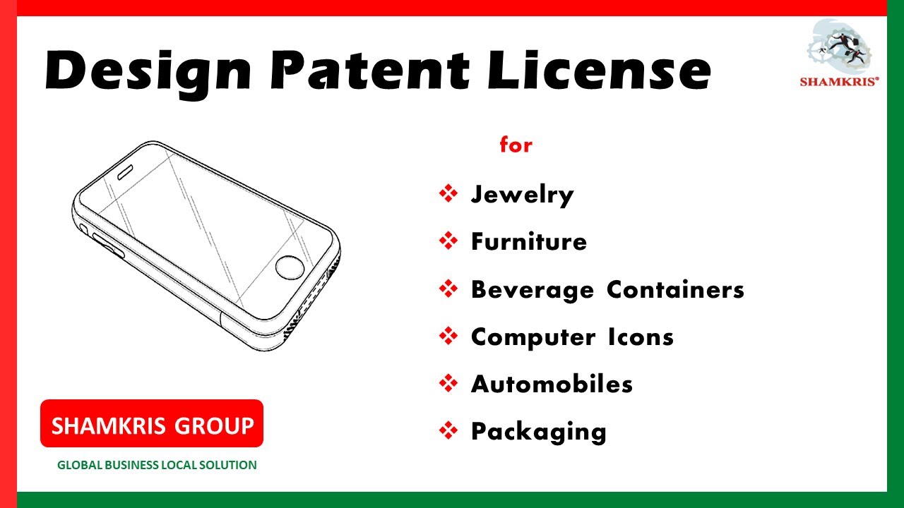Design Patent License | Shamkris Group