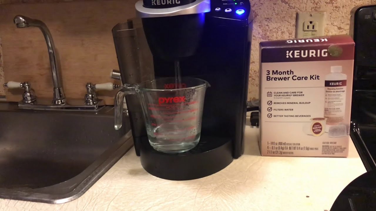 How to descale and clean Keurig coffee maker. @keurig #coffee #coffeelover #coffeetime