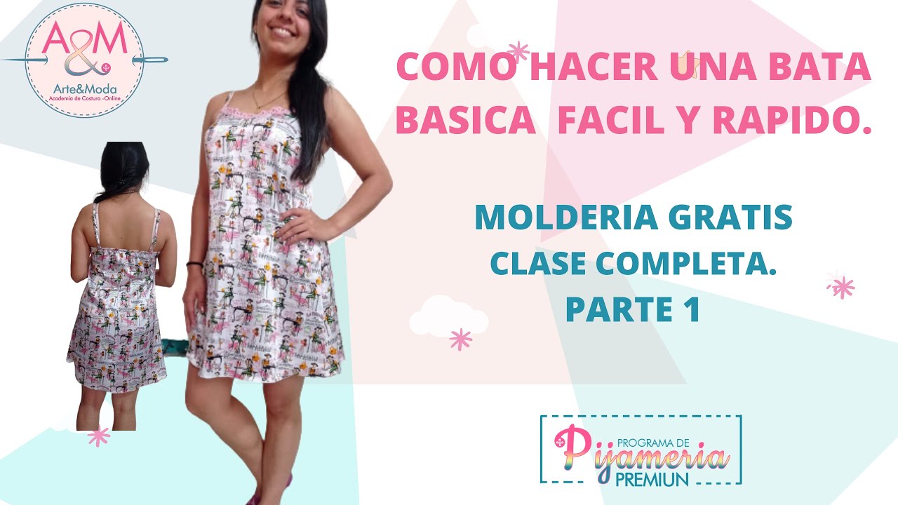 ✂️Cómo Hacer una Bata Básica Paso a Paso - Parte1✂️/COMO HAGO UNA BATA EN SEDA