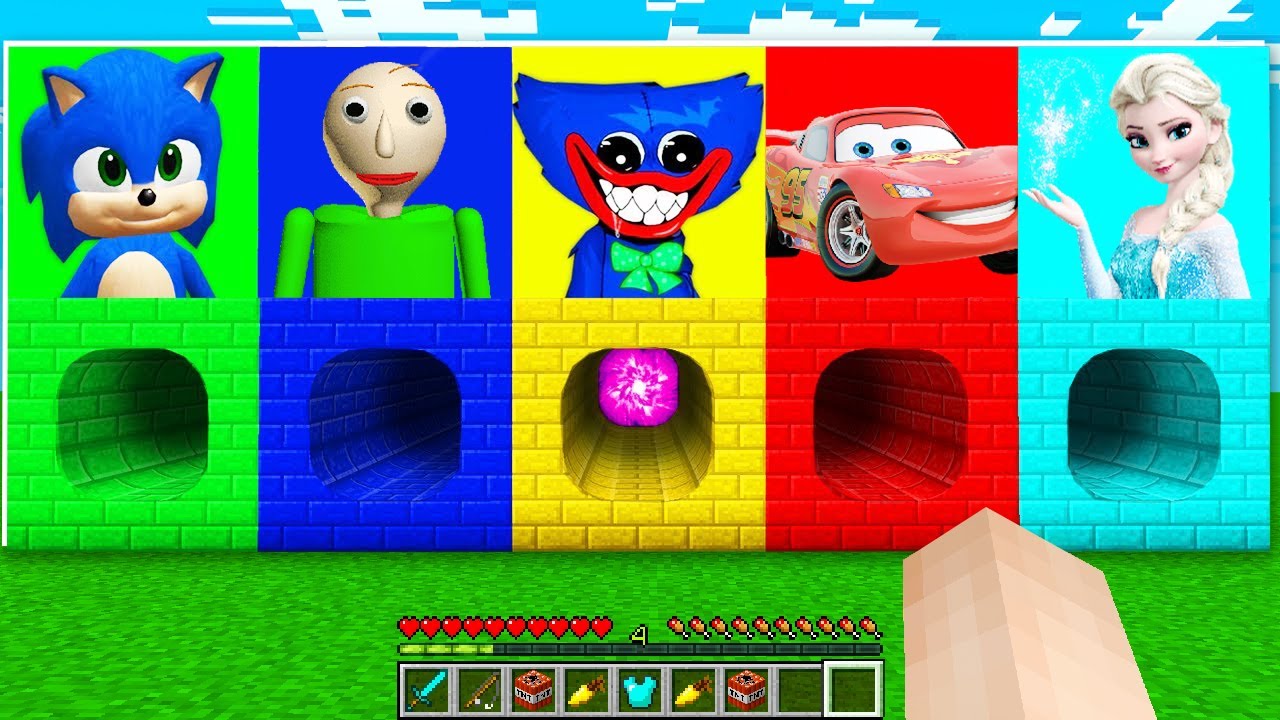 YANLIŞ KORKUNÇ TÜNELİ SEÇERSEN ÖLÜRSÜN! 😨 Minecraft