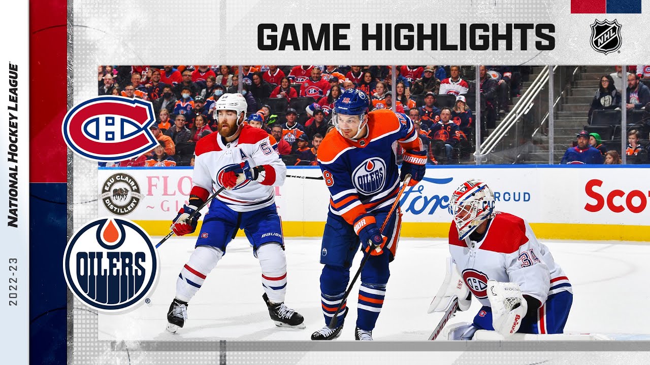 Canadiens @ Oilers 12/3 | NHL Highlights 2022