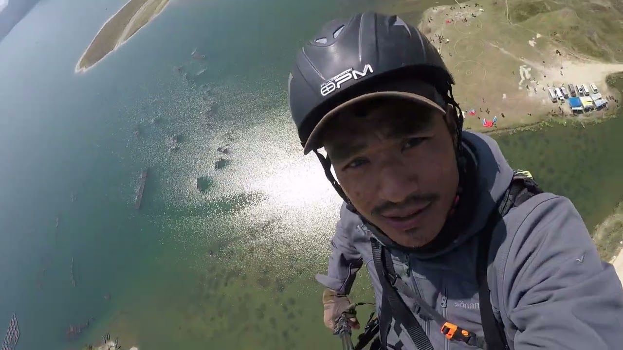 Paragliding in Pokhara #nepal #paragliding