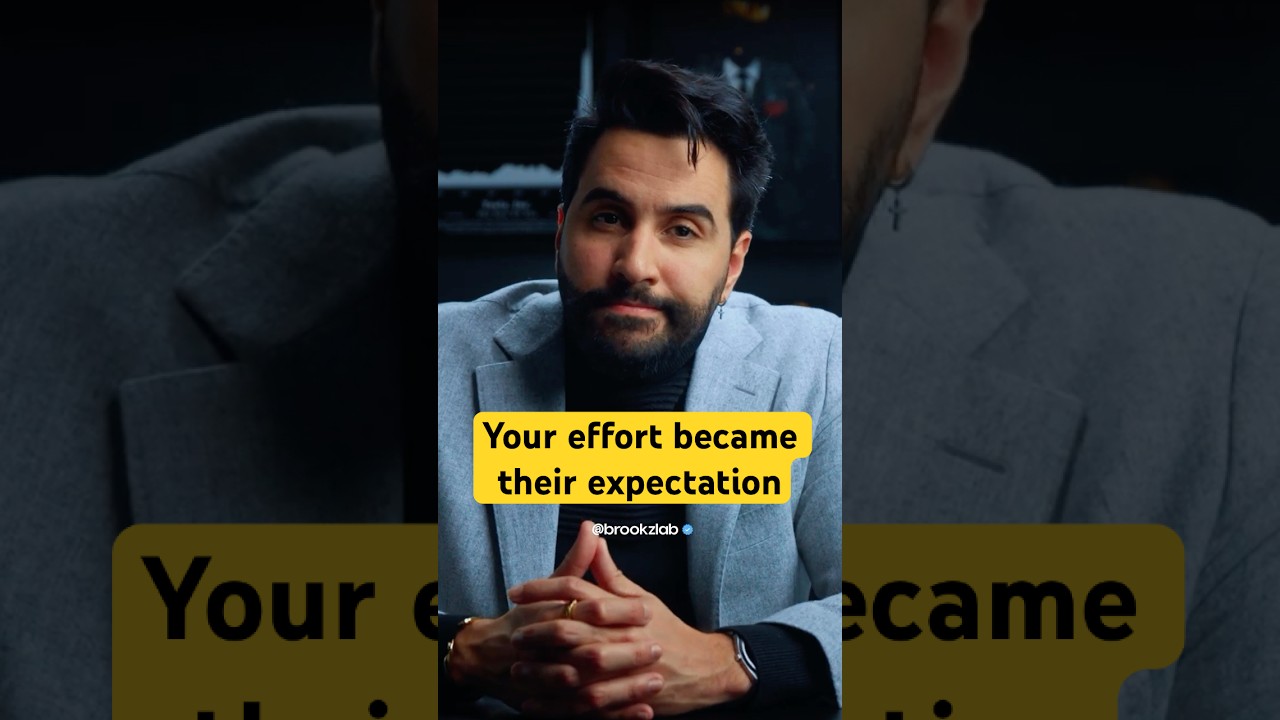 Your Effort Became Their Expectation