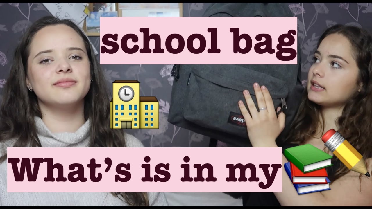 What's in my school bag?