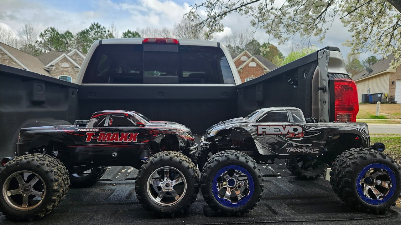 Сравнение Traxxas Revo 3.3 и Traxxas T-Maxx 3.3