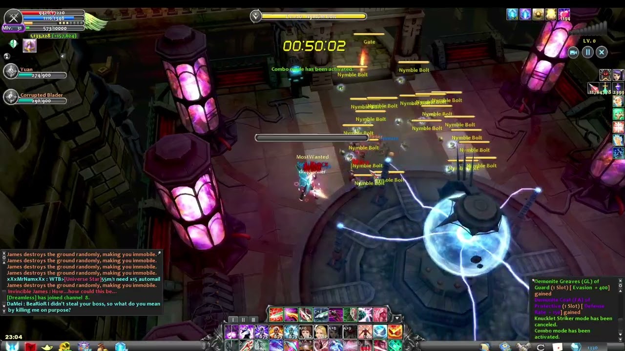 Cabal Galaxy BL forgotten temple b3f