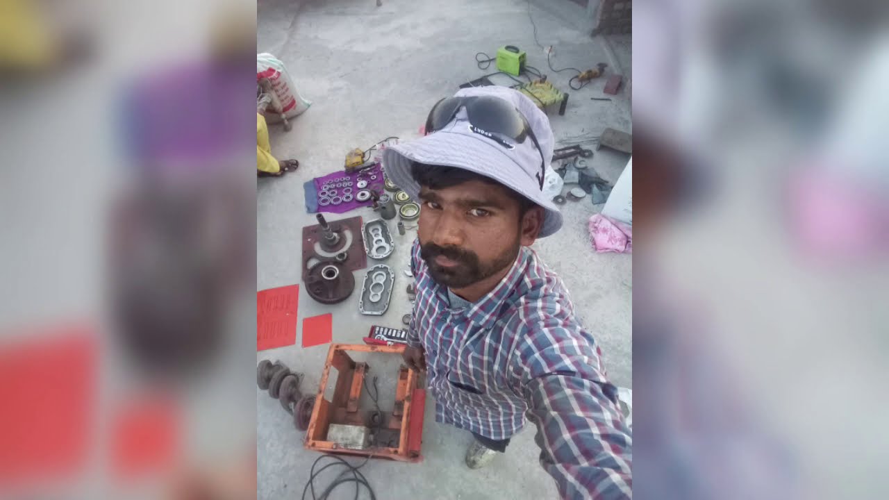 Rebar bending machine repairing full detail
