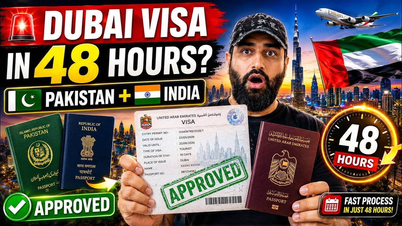 🇦🇪 UAE Dubai Visit Visa for Pakistanis & Indians in Just 48 Hours? Full Clarification & Details 2026