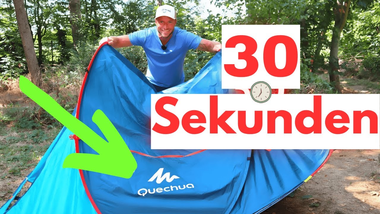 Quechua Campingzelt 2 seconds zusammenlegen ✅ Einfache Anleitung