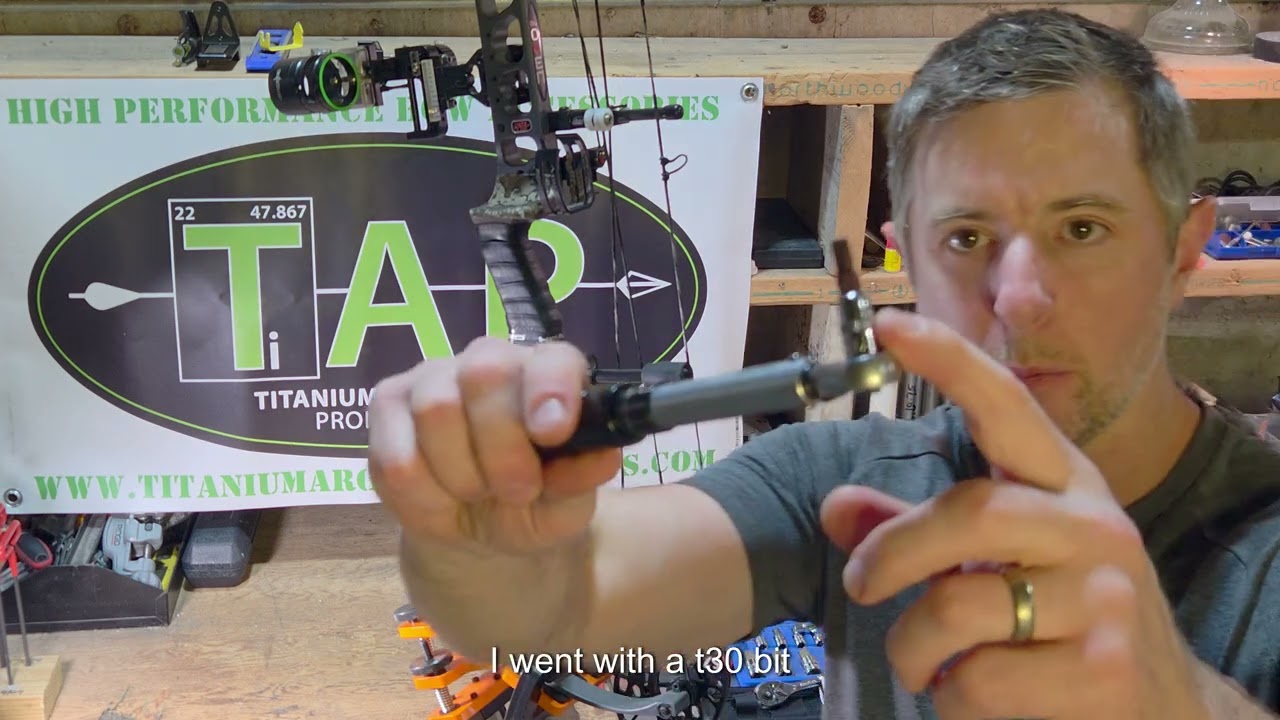 Quick Disconnect and Side Stabilizer Mount Installation - TAP Titanium Alloy Screws
