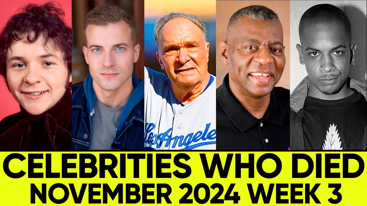 November's SHOCKING Celebrity Deaths in 2024 Week 3