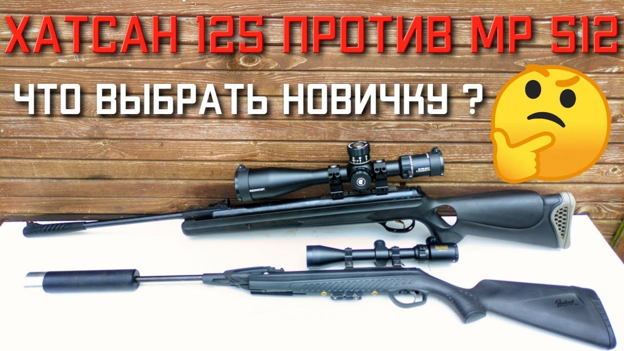 Какую пневматическую винтовку выбрать новичку Хатсан 125 или МР 512 #хатсан125 #мр512 #hatsan125