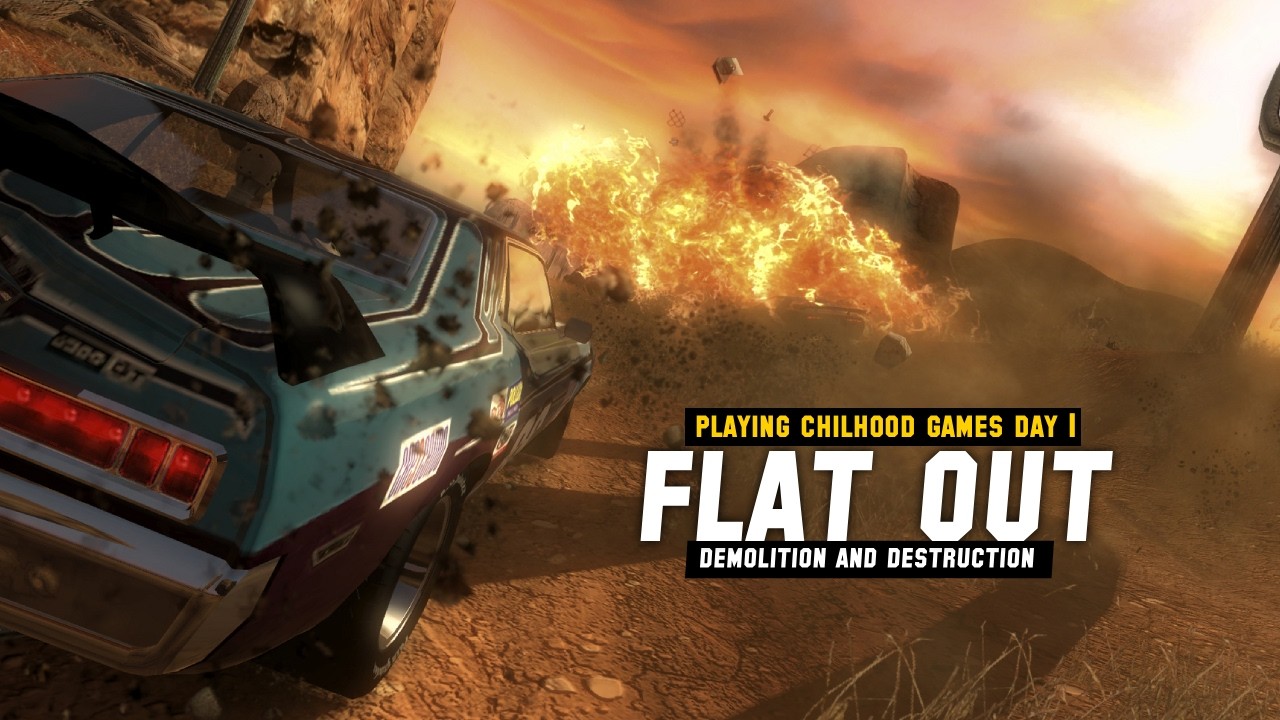 🔥Flat Out 2 | Day 1 of playing childhood games 😍 #racing