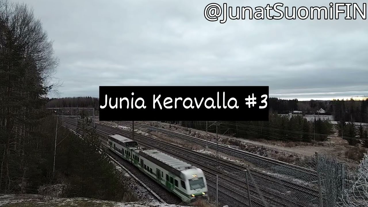 Junia Keravalla #3 PYO 276 kahdella Sr1-veturilla  